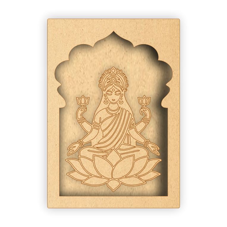 MDF Jharokha Box - Laxmi Maa