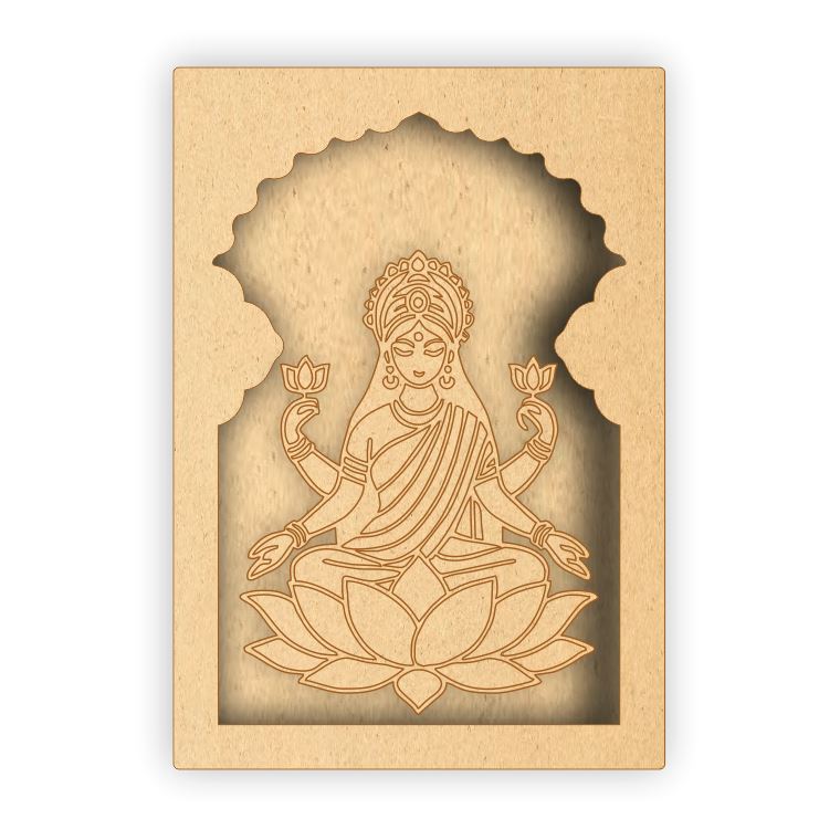 MDF Jharokha Box - Laxmi Maa