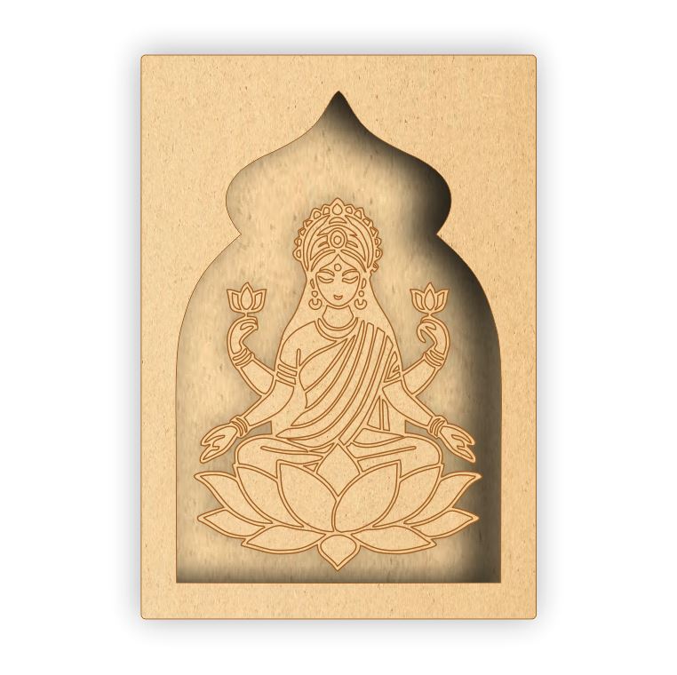 MDF Jharokha Box - Laxmi Maa
