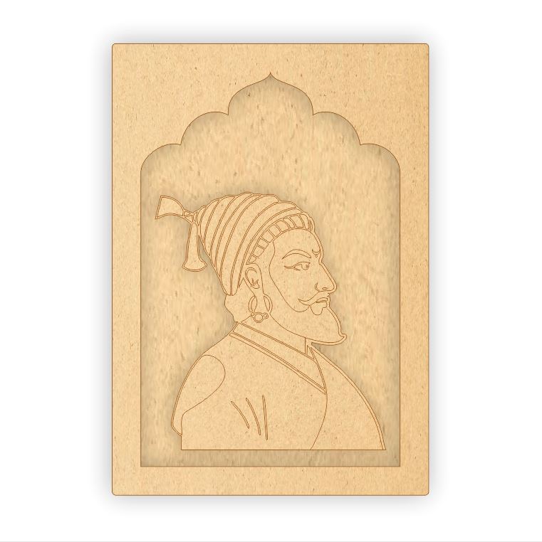 MDF Jharokha Plaque - Maharaj