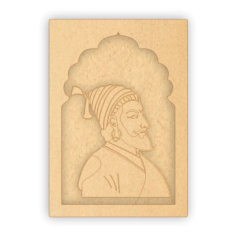 MDF Jharokha Plaque - Maharaj