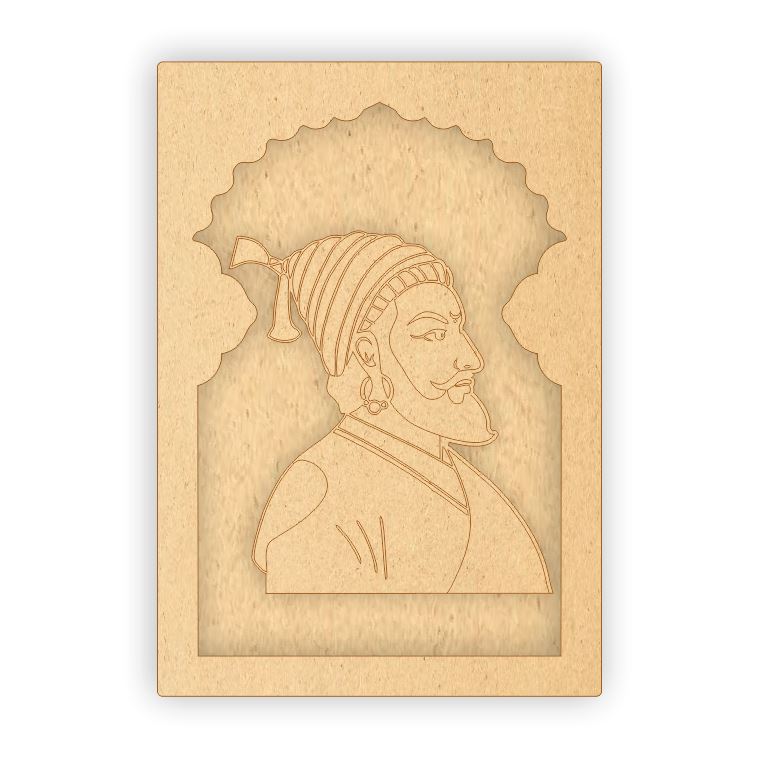 MDF Jharokha Plaque - Maharaj