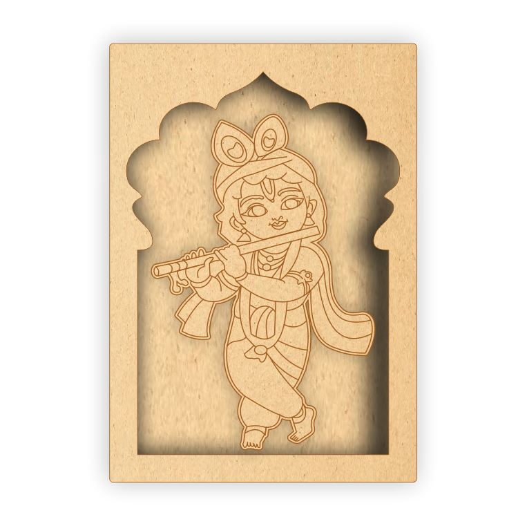 MDF Jharokha Box - Bal Krishna