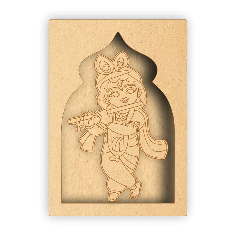 MDF Jharokha Box - Bal Krishna