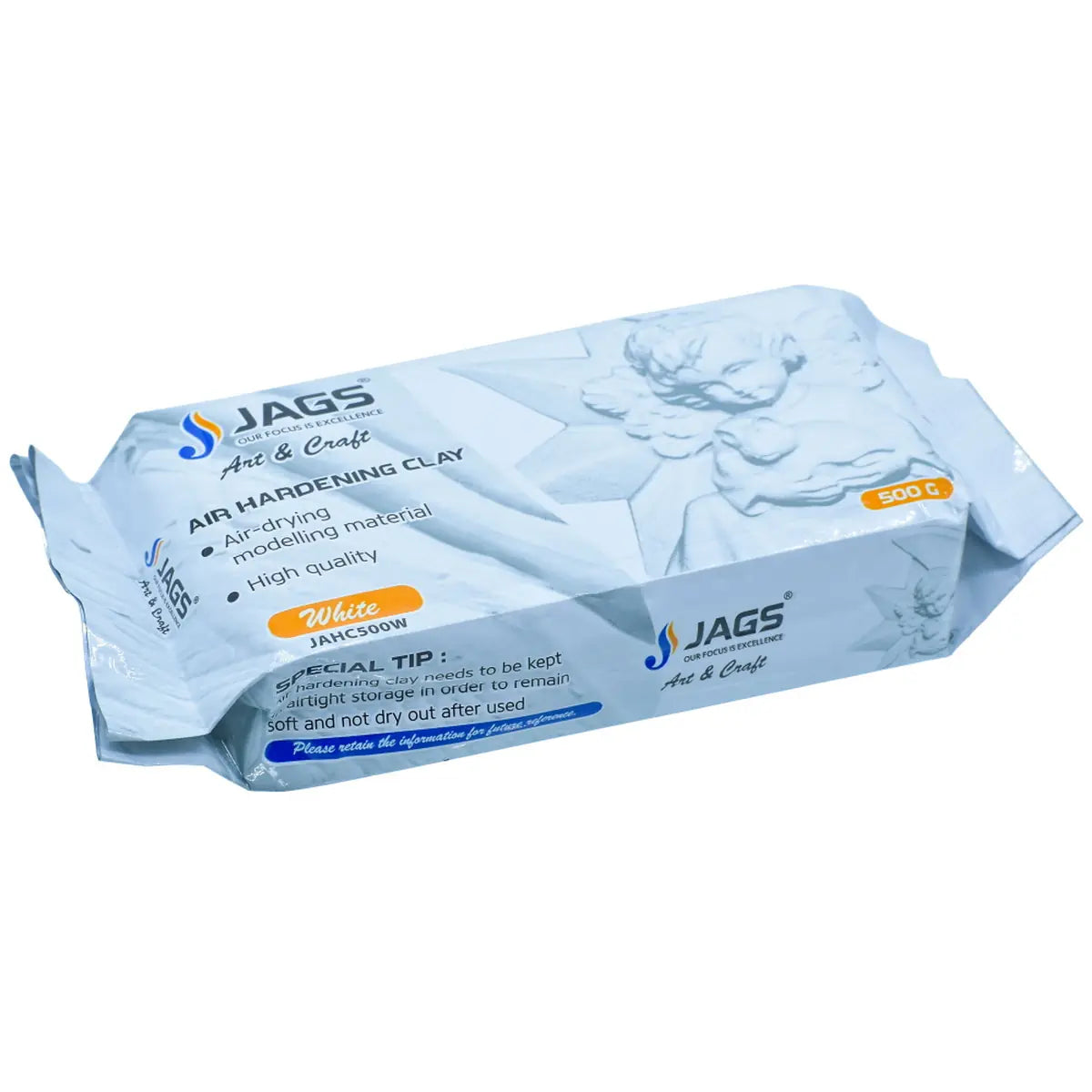 JAGS Air Hardening Clay - White