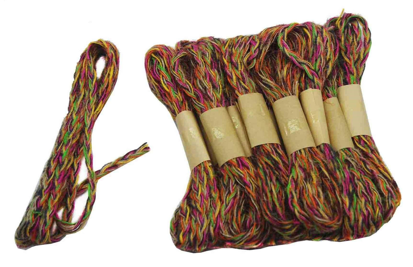 Jute Thread 2 Tone Multicolor