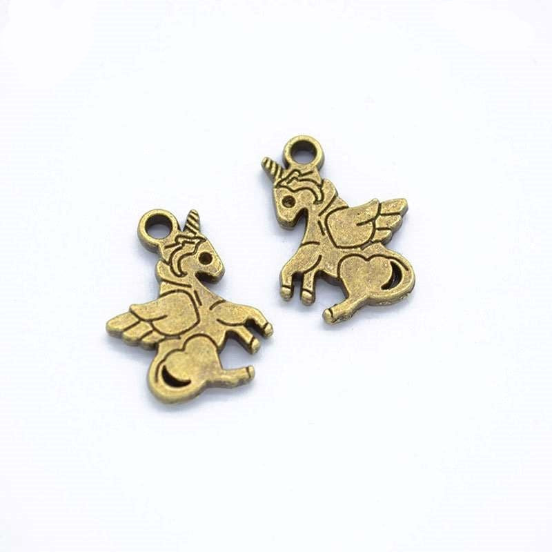 Unicorn Pendants 18x15mm
