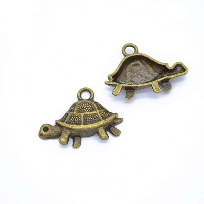 Turtle Pendants 28x19mm