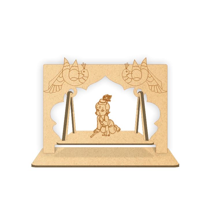DIY MDF Bal Krishna Jhula