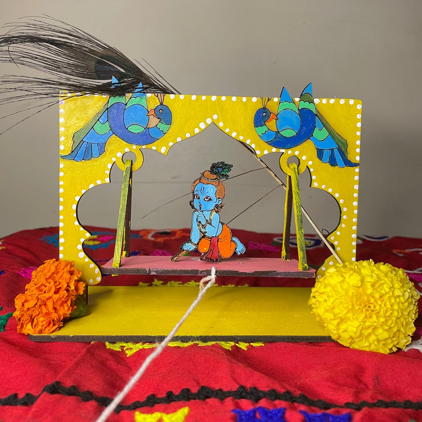 DIY MDF Bal Krishna Jhula