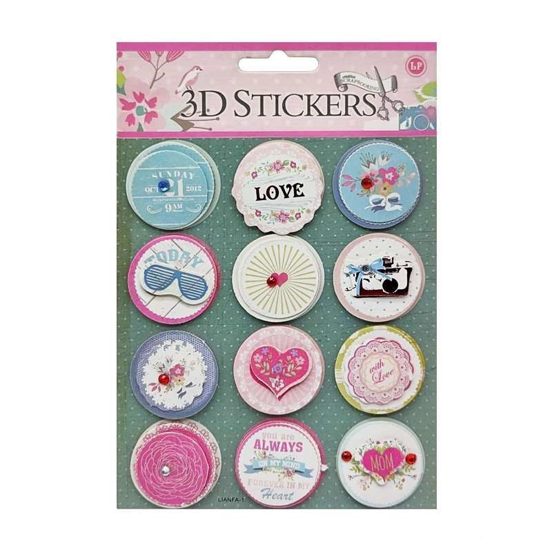 3D Scrapbooking Sticker