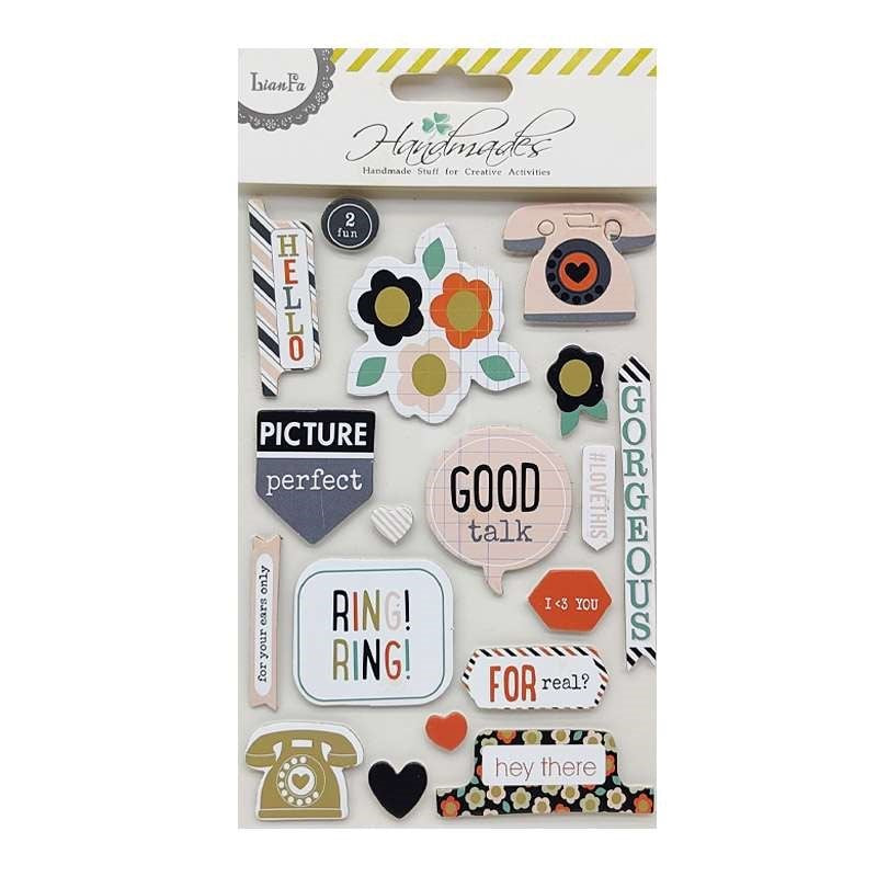3D Scrapbooking Sticker