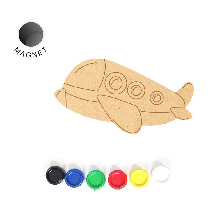 DIY Airplane Fridge Magnet Kit for Kids