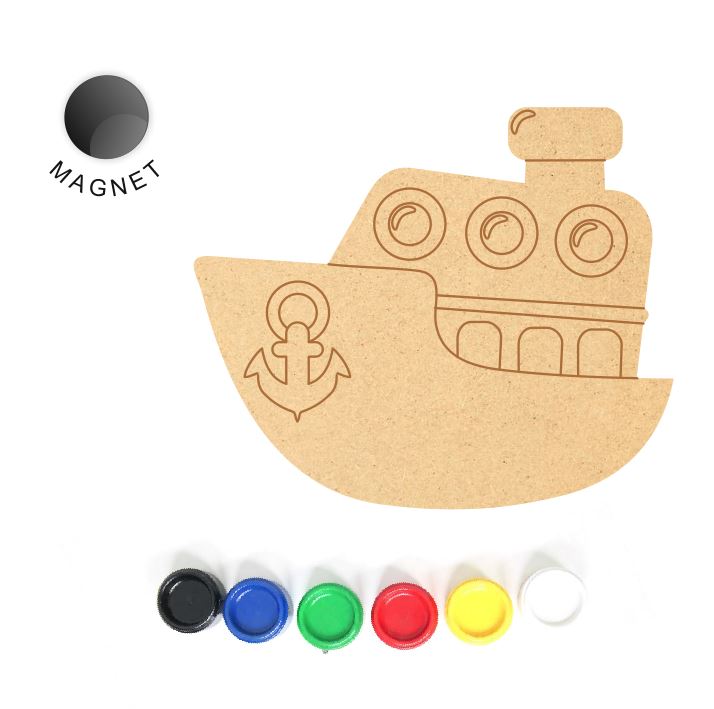 DIY MDF Fridge Magnet - Ship