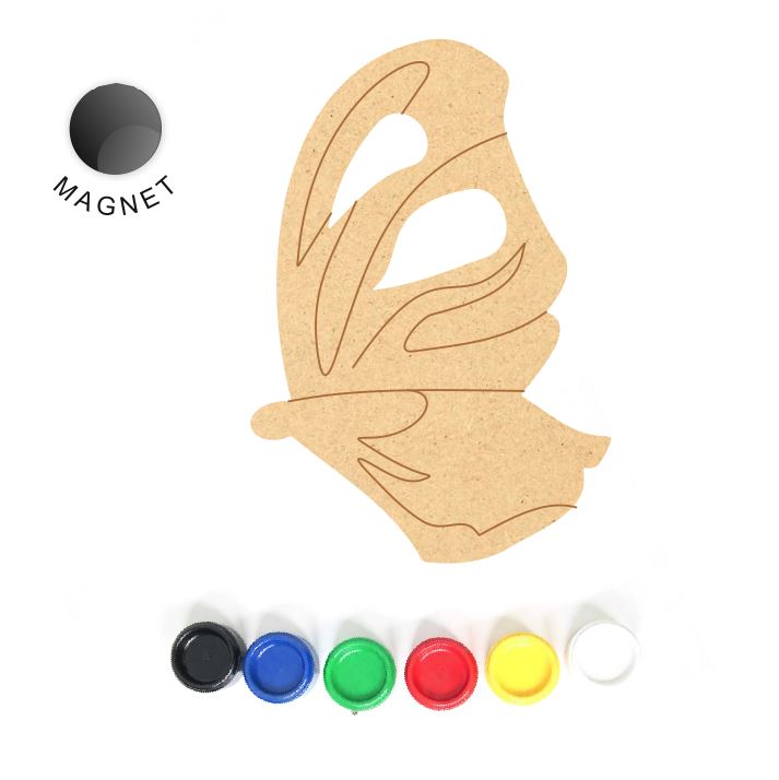 DIY MDF Fridge Magnet - Butterfly