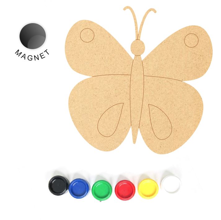 DIY MDF Fridge Magnet - Butterfly 2