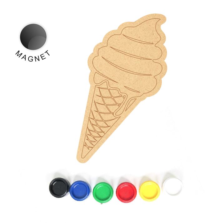 DIY MDF Fridge Magnet - Softy