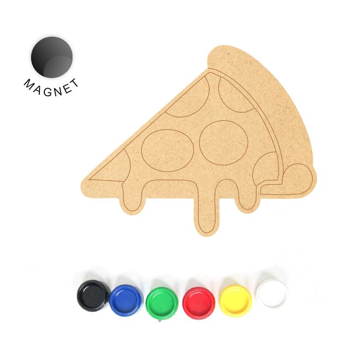 DIY Pizza Fridge Magnet Kit for Kids