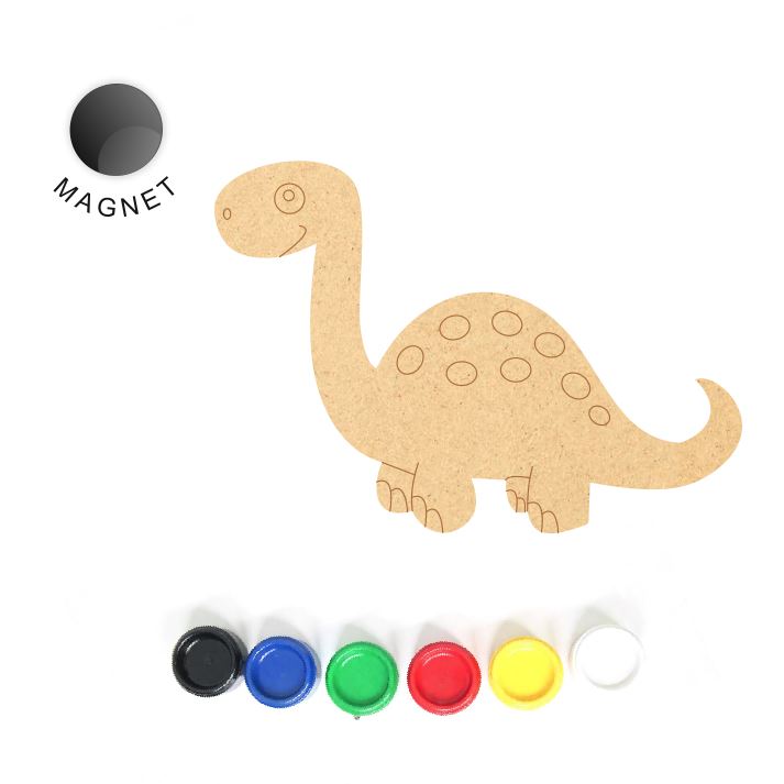 DIY MDF Fridge Magnet - Dinosaur 4