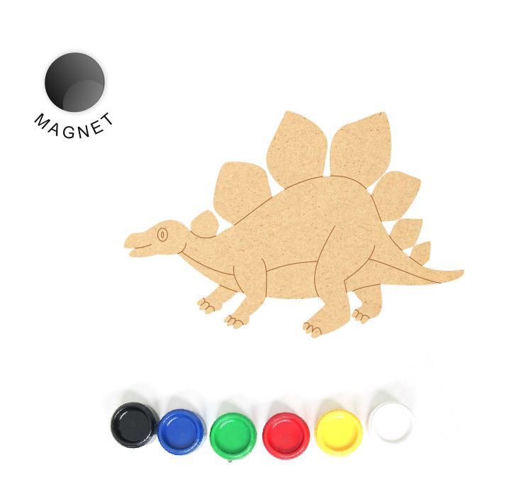 DIY MDF Fridge Magnet - Dinosaur 7