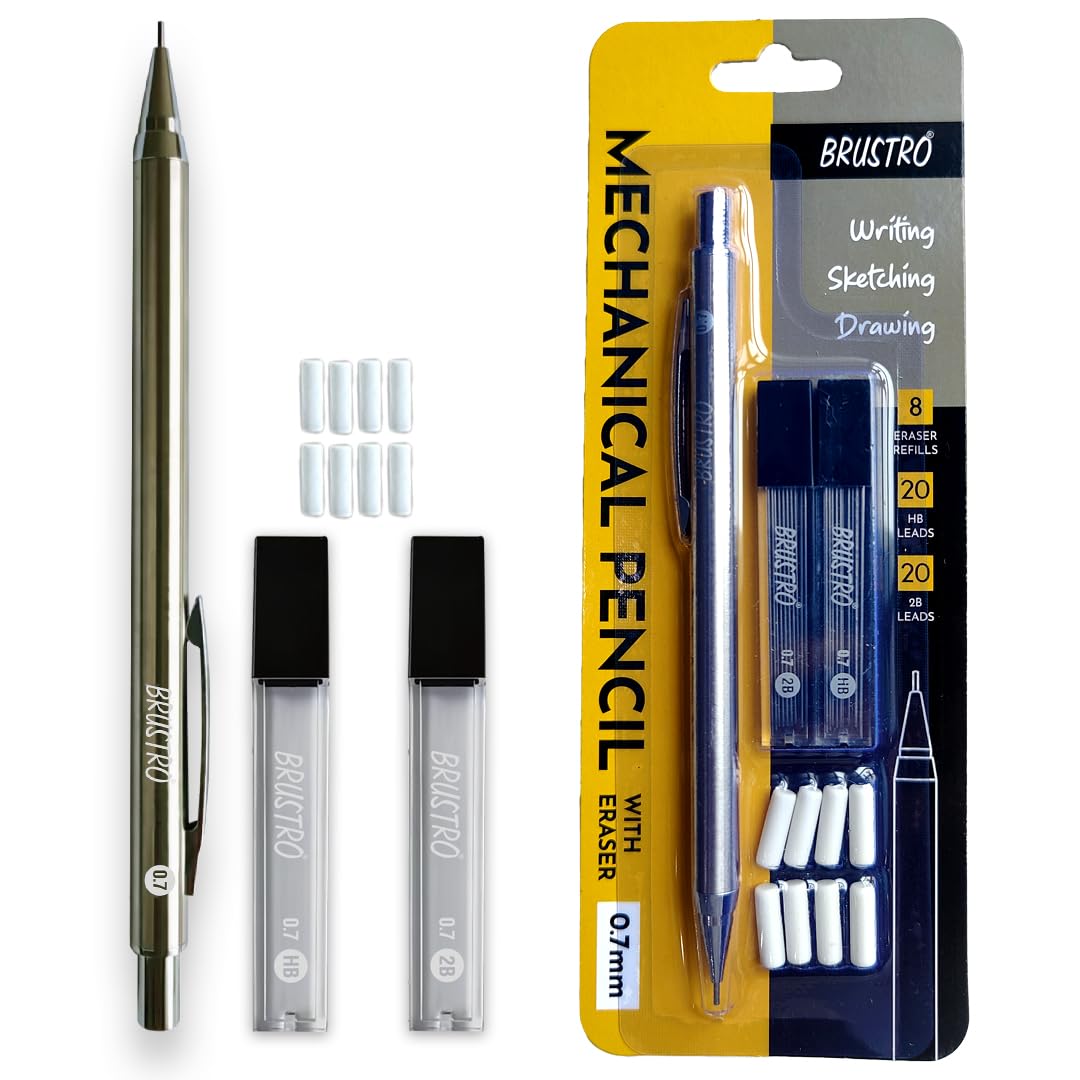 BRUSTRO Mechanical Pencil With Eraser