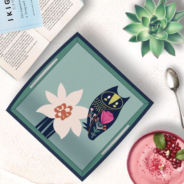 DIY MDF Tray - Owl