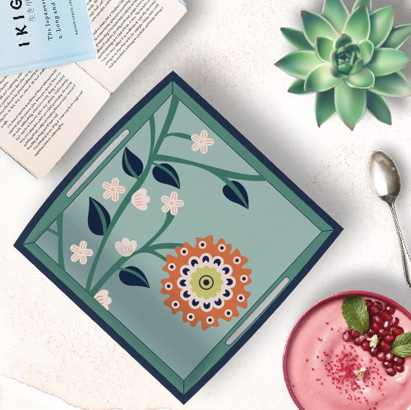 DIY MDF Tray - Flower
