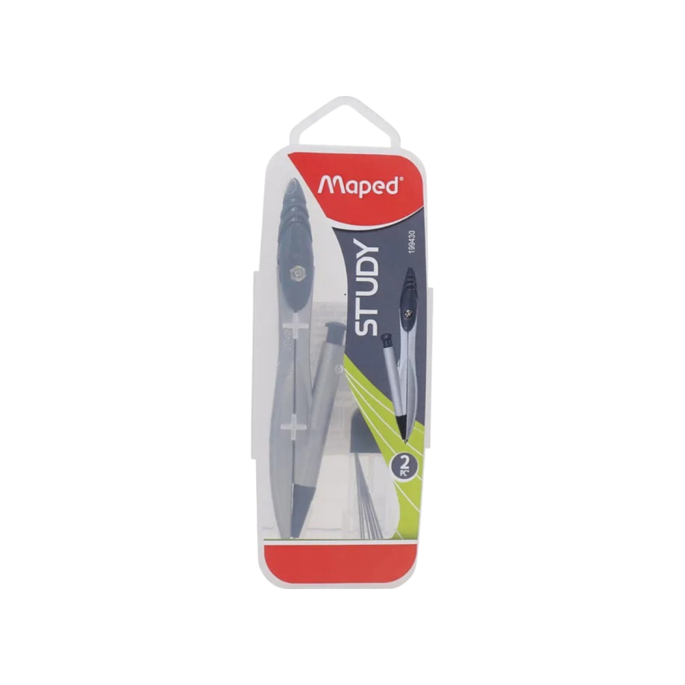 Maped Geometric Compass With Mechanical Pencil (Grey)