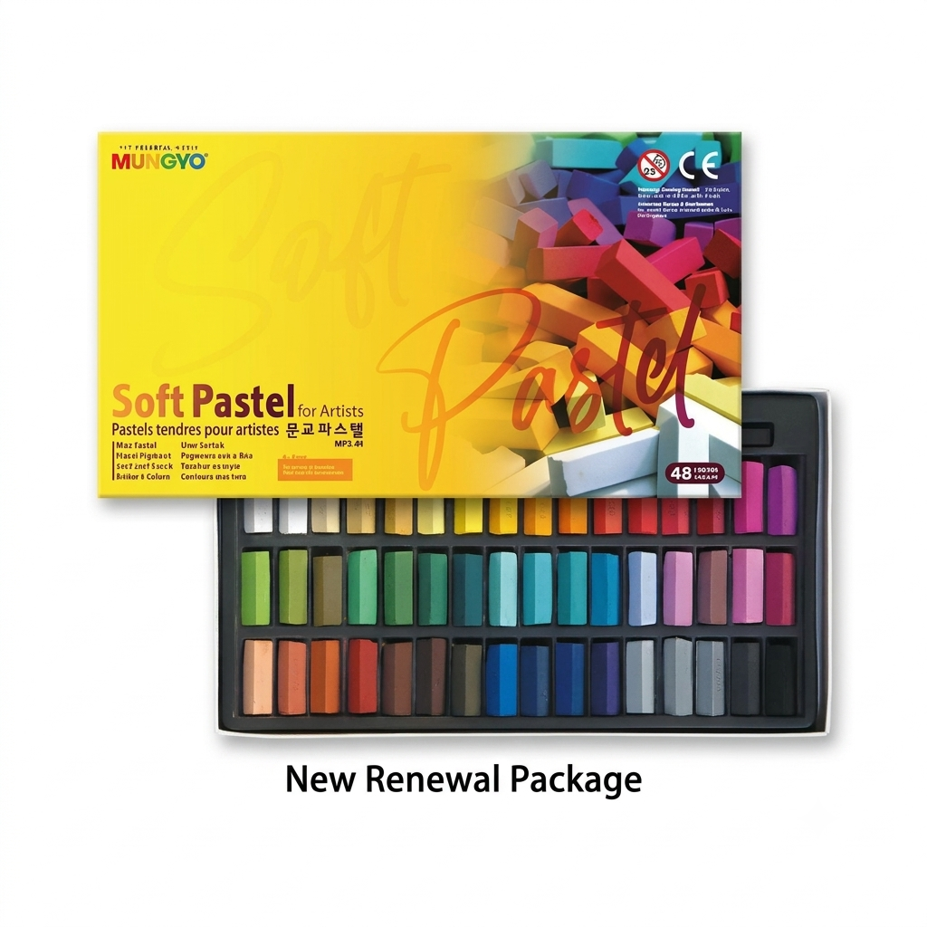 Mungyo Non Toxic Mungyo Soft Pastel Set of 48 Square Chalk