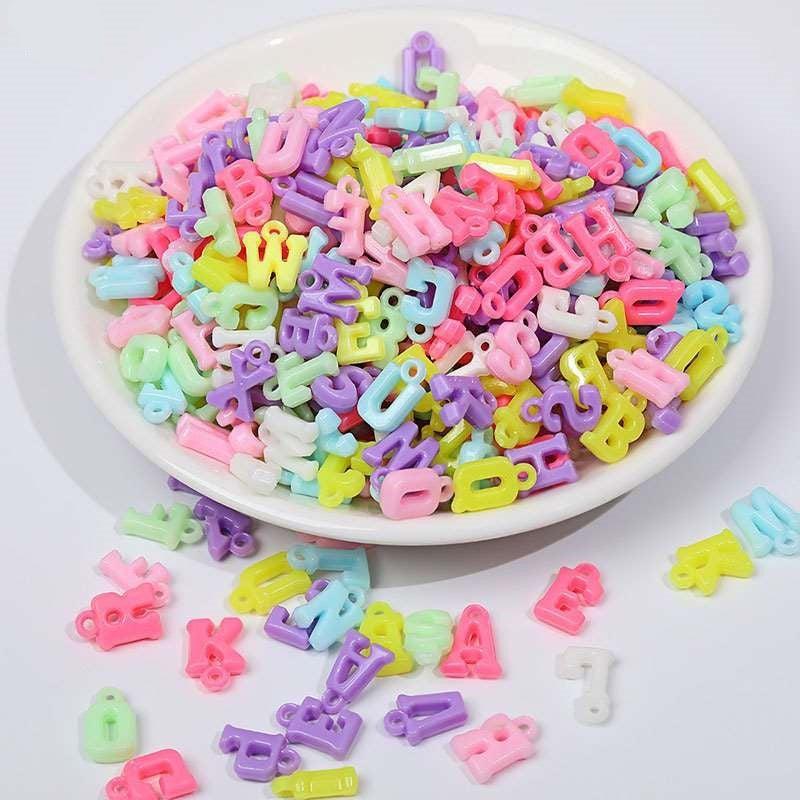 Craft Beads Alphabets 500g