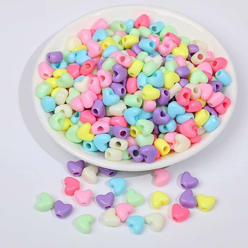 Craft Beads Heart 500g