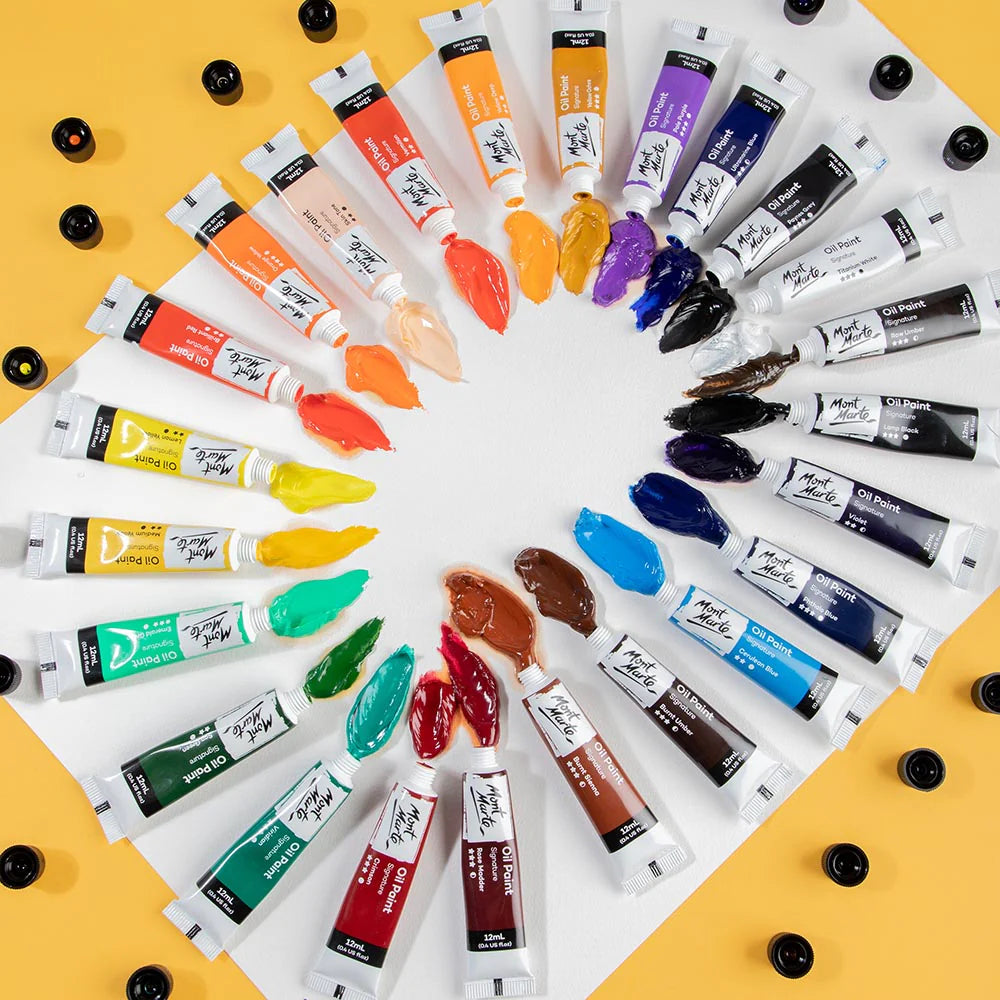 Mont Marte Oil Paints Signature 24pc X 12ml