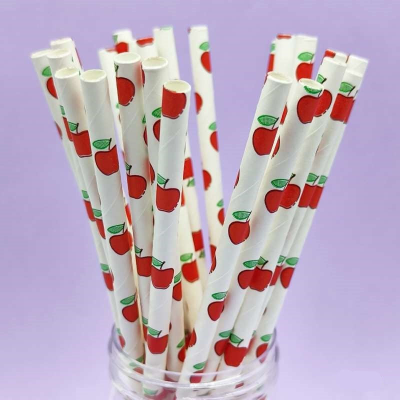 Paper Straw Plain Fruit