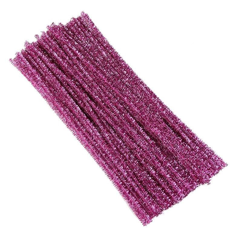 Glitter Pipe Cleaners, 100pcs