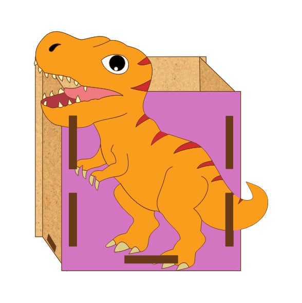MDF Pen Stand Dinosaur