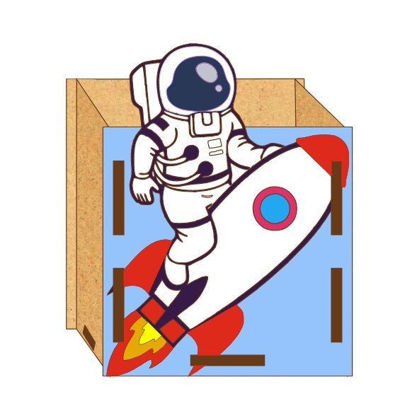 MDF Pen Stand Astronaut