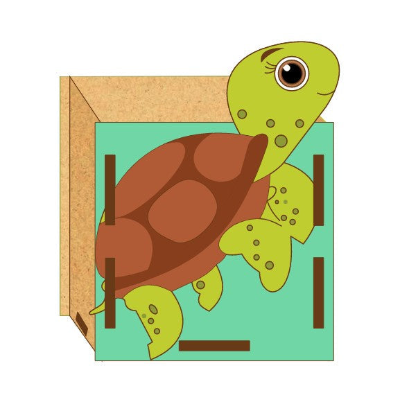 MDF Pen Stand Turtle