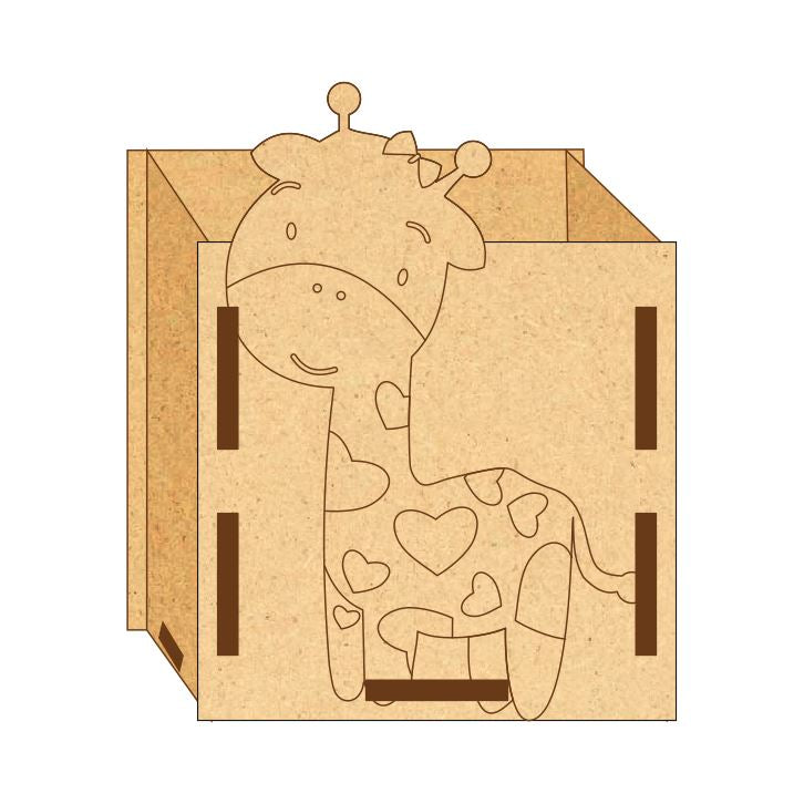MDF Pen Stand Giraffe