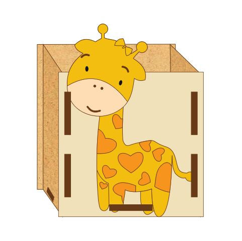 MDF Pen Stand Giraffe