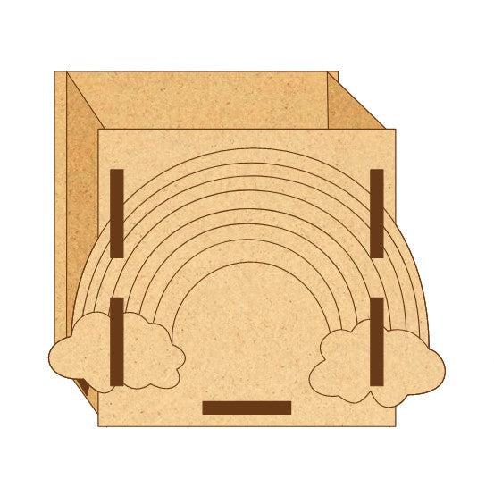 MDF Pen Stand Rainbow