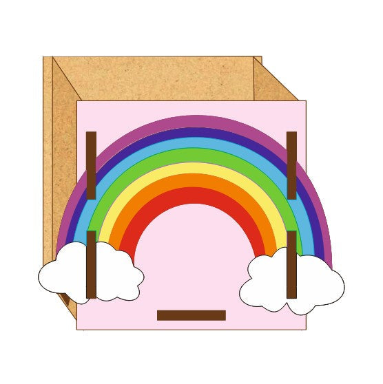 MDF Pen Stand Rainbow