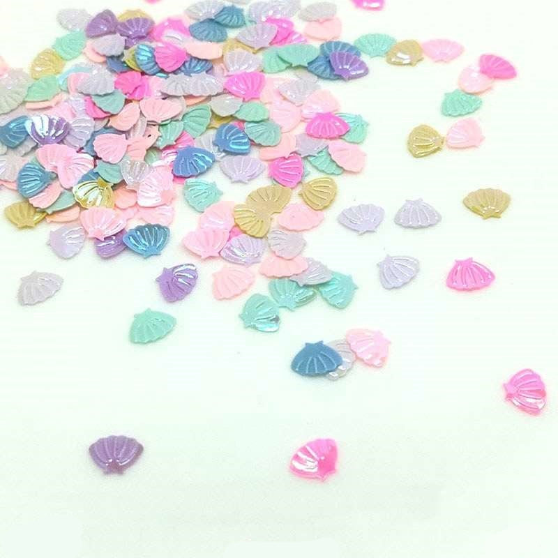 Sea Shell Sequins 7mm, 10g