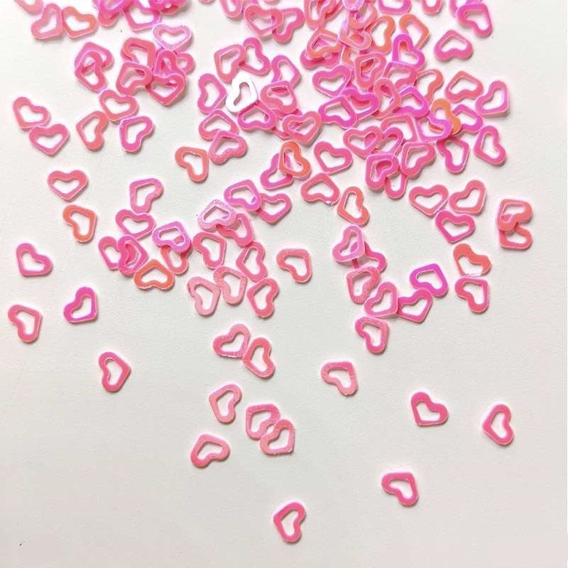 Heart Ring Sequins 4mm, 10g
