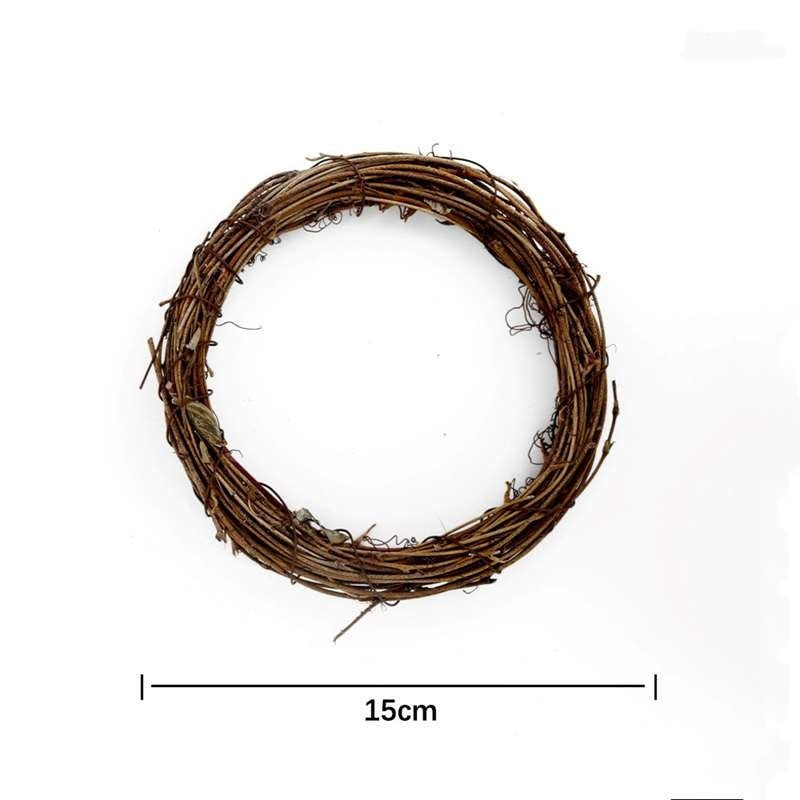 Rattan Wicker Wreath Ring