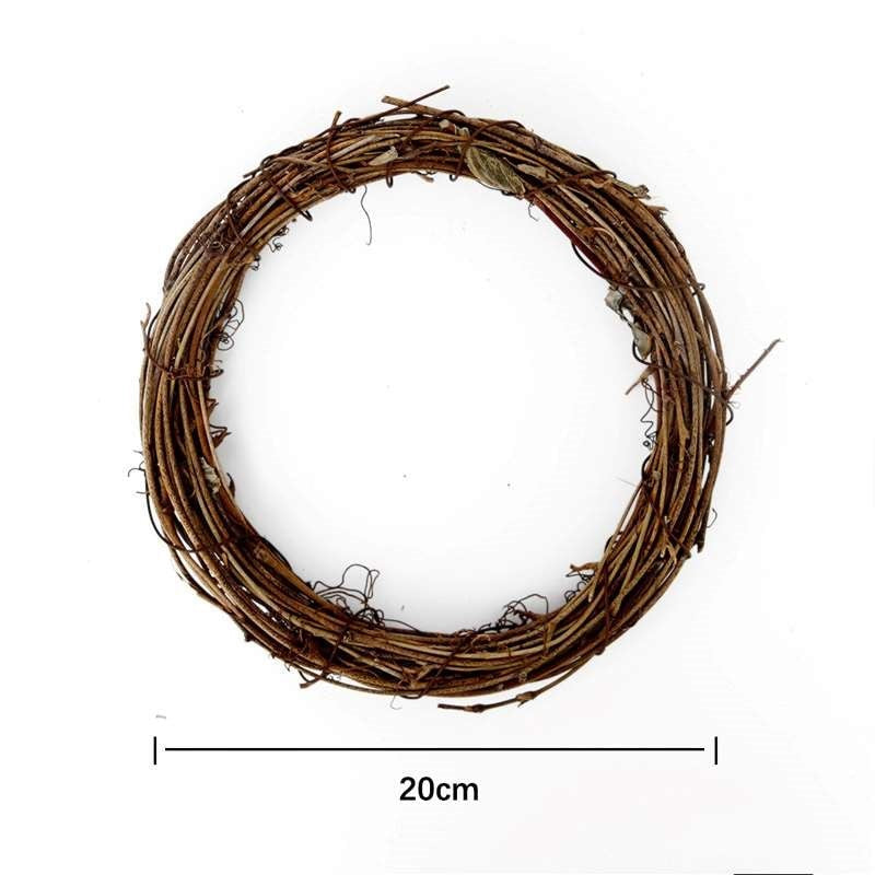 Rattan Wicker Wreath Ring