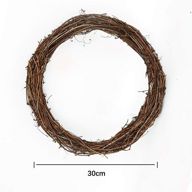 Rattan Wicker Wreath Ring
