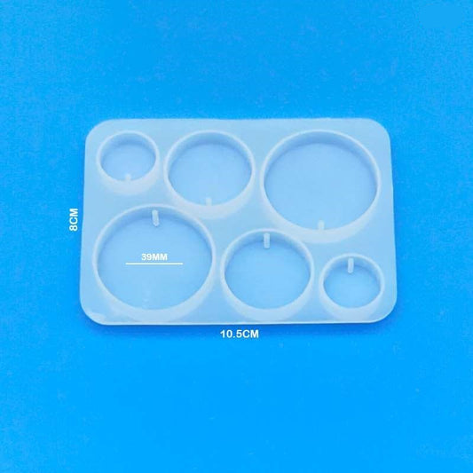 Circular Earrings & Pendants Silicon Mould