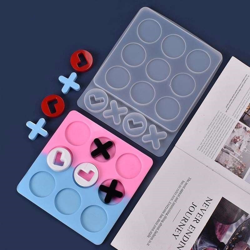 Tic Tac Toe Game Silicon Mould