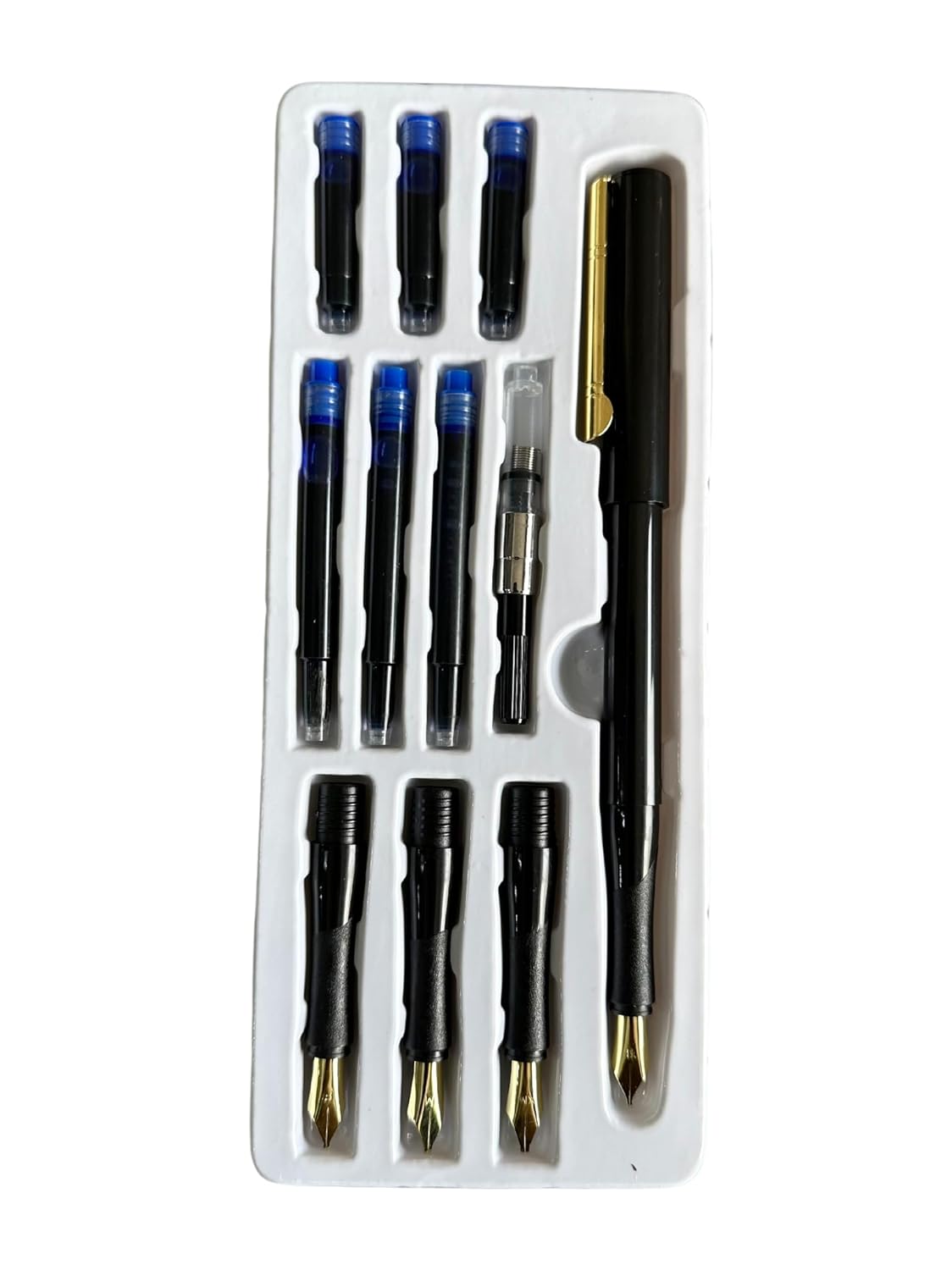 SKYGOOD Calligraphy Pen Set, 4 Nib Kit with 6 Ink Cartridges