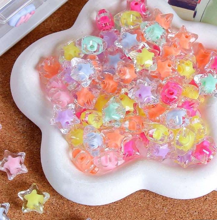 Craft Beads Stars 500g